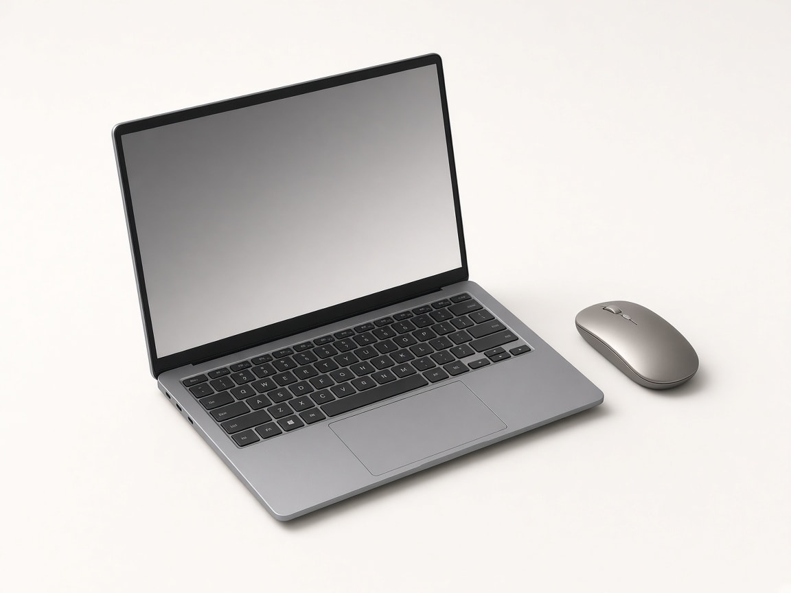 Laptop with Mouse